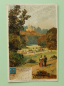 Preview: Ansichtskarte Litho AK Bad Homburg 1900-1910 Tennis Platz Schloss Mode Aquarell n W Lauter Architektur Ortsansicht Hessen